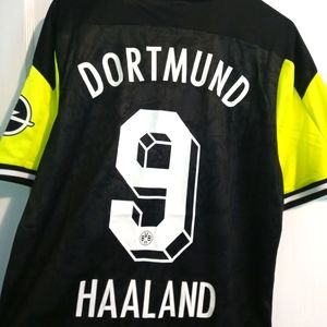 Borrusia Dortmund Short Sleeve Jersey Size M #9 Haaland